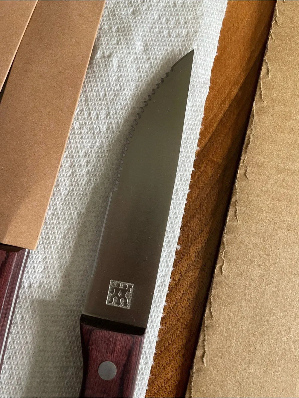 New Zwilling Set of 3 Serrated Steak Knife Set 🥩